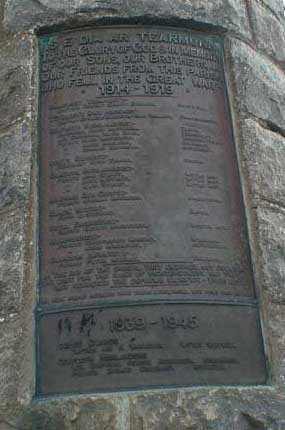 Zoom in Contin War Memorial