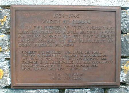 Zoom in Fodderty War Memorial