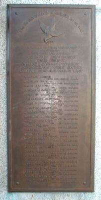 Zoom in Fodderty War Memorial - Within the left gateway.