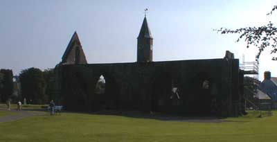 Zoom in Fortrose Cathedral