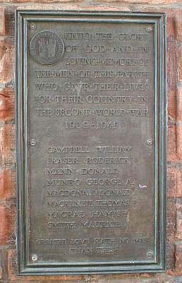 Zoom in 1939 - 1945 Memorial Plaque