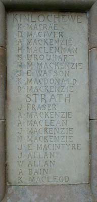 Gairloch War Memorial