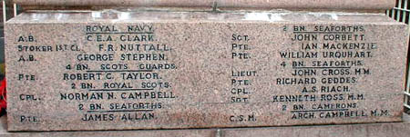 Invergordon War Memorial