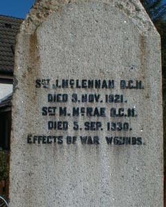 Zoom in Kinlochewe War Memorial