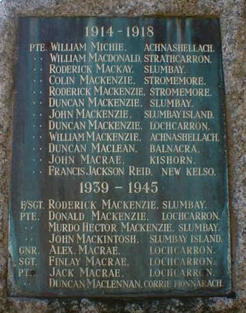 Lochcarron War Memorial