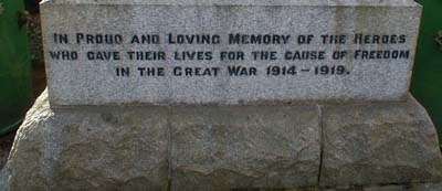 Maryburgh War Memorial