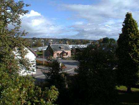 Zoom in View from Muir of Ord War Memorial.