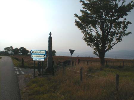 Zoom in Looking West from Resolis War Memorial