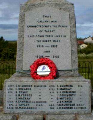 Zoom in Tarbat (Portmahomack) War Memorial