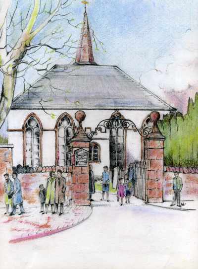 Zoom in St Clement's Church, Dingwall