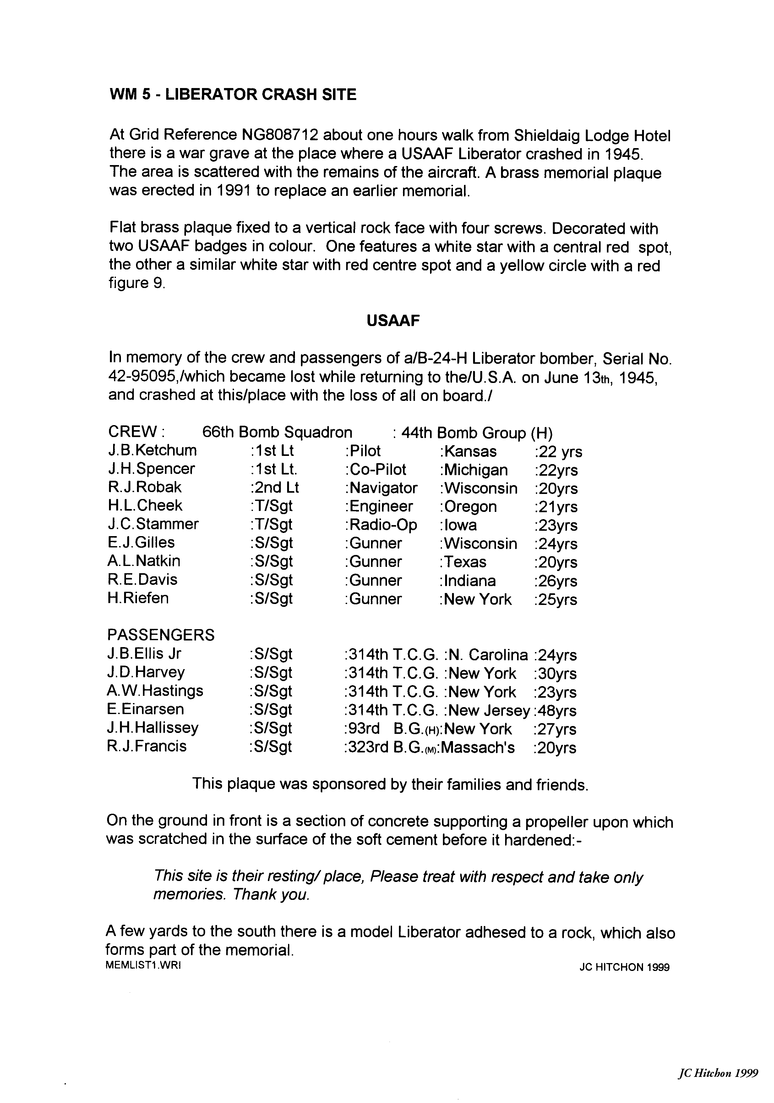 Zoom in Liberator Information