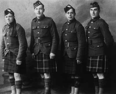 Left to right: Donald Patience, James Ross, John Percy, John Hendry Left to right: Donald Patience, James Ross, John Percy, John Hendry