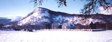 Zoom in Contin Church and Tor Achilty