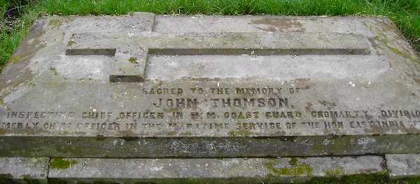 Lieutenant John Thomson - grave