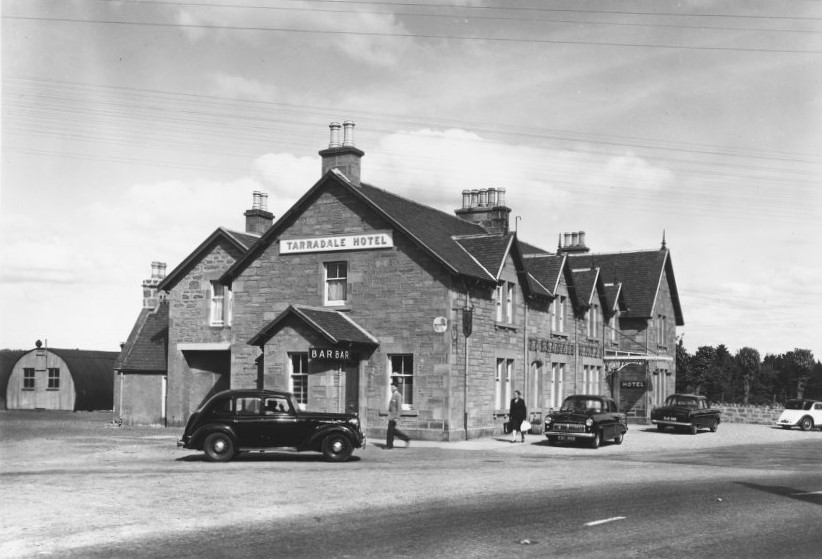Zoom in Tarradale Hotel circa 1940