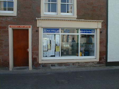 Cromarty Post Office, in Bank Street.