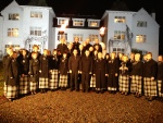 It was a cold night at Achnagairn House!