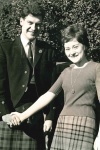 Alison and fellow Gold Medal winner, Seumas Campbell.