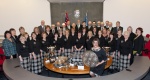 Dingwall Gaelic Choir in the Council Chamber, Dingwall