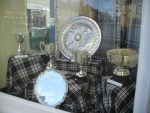 Display of trophies in Dingwall Museum Window photo 2