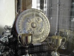 Display of trophies in Dingwall Museum Window photo 3