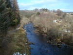 The River Averon as it flows under the bridge.