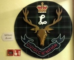 Many of the artefacts in the Military Room show a connection with the Seaforth Highlanders