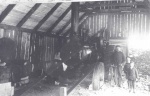 Inside the sawmill