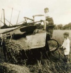 Skinner family at work on the harvest - photo 3
