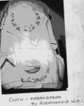 Cloth embroidered by Rosemarkie WRI