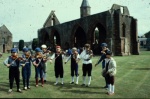 Some performers at the St. Boniface Fair in Fortrose