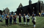 Some performers at the St. Boniface Fair in Fortrose