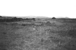 Picture showing the foundations of the houses along the shore at Lower Arboll.
