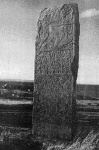 The Shandwick Stone before restoration.