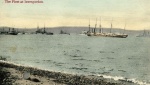 Old postcard of the Fleet at Invergordon.