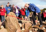 Carn Glas - Colin Woodham cutting the tape