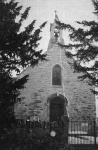 Church entry facing former manse, once a place of pilgrimage for the followers of the Rev. John Kennedy.