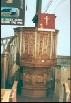 Pulpit in Kilmuir Easter Church