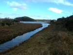 The burn which supplied the salt mill from Munlochy Bay.