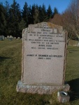 Gravestone of Donald Gibb, accidently killed at Strathy