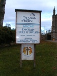 Knockbain Church noticeboard