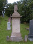 Gravestones and monuments in the Mill Street Old Burial Ground, Ullapool
