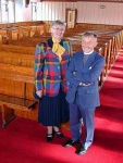 Rev George Martin and his wife