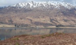 Lochcarron East Church in the distance