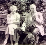 Lady Madeline Stewart-Mackenzie with Col. Tyler at Brahan.