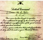 Official list confirming the commendation awarded to Mary Gordon Ross