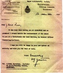 Official list confirming the commendation awarded to Mary Gordon Ross