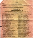 Official list confirming the commendation awarded to Mary Gordon Ross