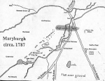 The location of the SNUFF and LINT MILL is shown on an ESTATE MAP dated 1787