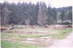 The site was used as a storage area for farm machinery